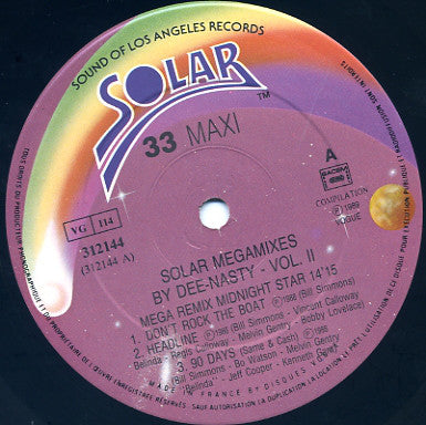 Dee Nasty : Mega Remix "Midnight Star" / Voyage Into The Land Of Funk - Part III (12", Maxi, Mixed)