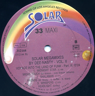 Dee Nasty : Mega Remix "Midnight Star" / Voyage Into The Land Of Funk - Part III (12", Maxi, Mixed)