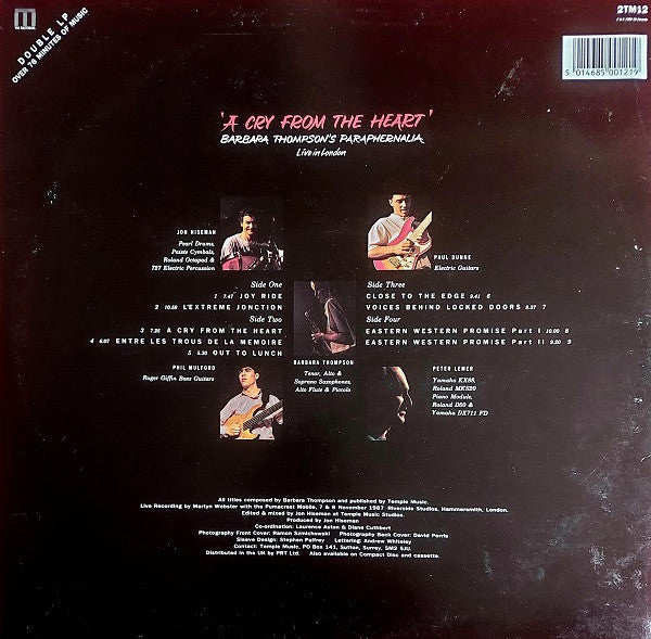 Barbara Thompson's Paraphernalia : A Cry From The Heart - Live In London (2xLP)