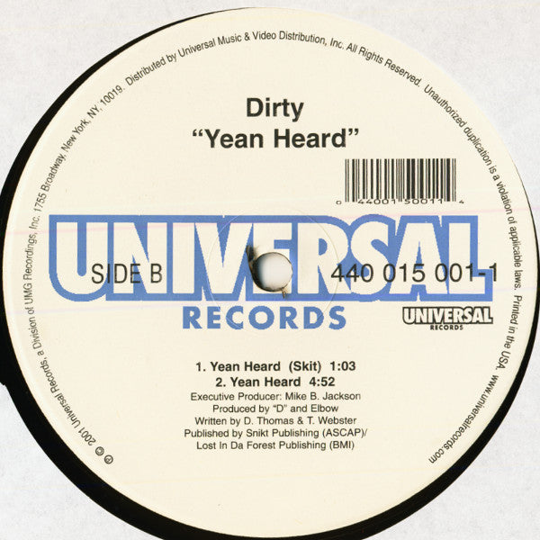Dirty (4) : Rollin Vogues (12")
