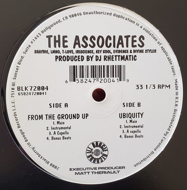 The Associates (2) : From The Ground Up / Ubiquity (12")