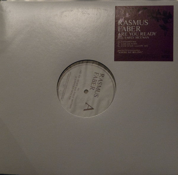 Rasmus Faber Feat. Emily McEwan : Are You Ready (12")