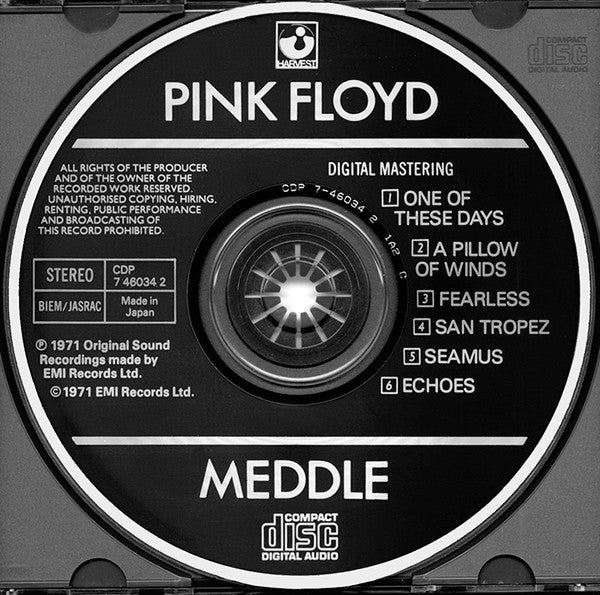 Pink Floyd : Meddle (CD, Album, RE)