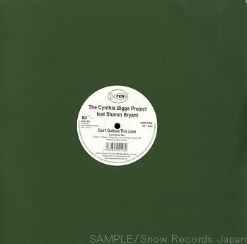 The Cynthia Biggs Project Feat. Sharon Bryant : Can't Outlove This Love / You're The One (12", Single)