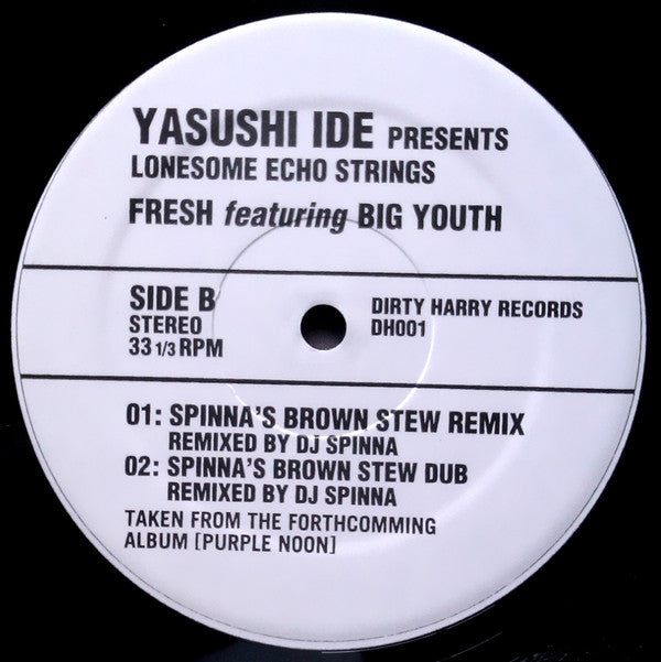 Yasushi Ide Presents Lonesome Echo Strings Featuring  Big Youth : Fresh (12")