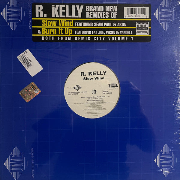 R. Kelly : Slow Wind / Burn It Up (12", Promo)