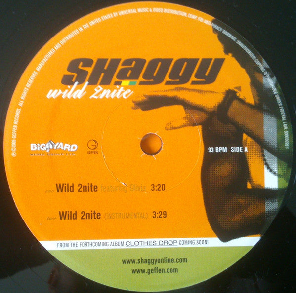 Shaggy : Wild 2nite (12")