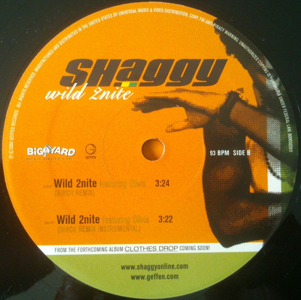 Shaggy : Wild 2nite (12")