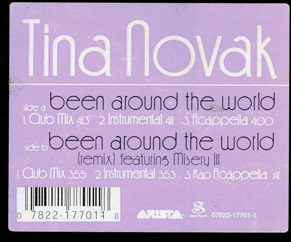 Tina Novak : Been Around The World (12", Single)