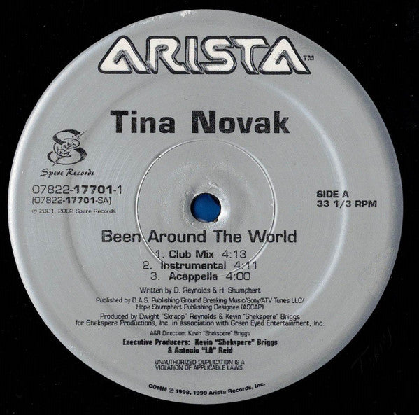 Tina Novak : Been Around The World (12", Single)