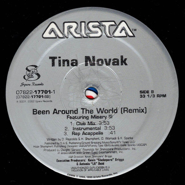 Tina Novak : Been Around The World (12", Single)