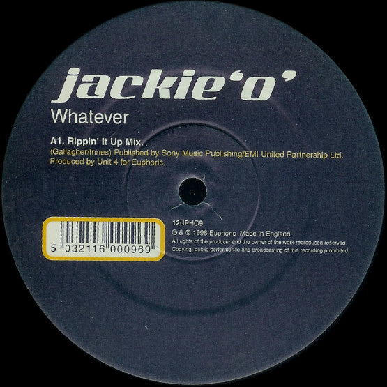 Jackie 'O' : Whatever (12")