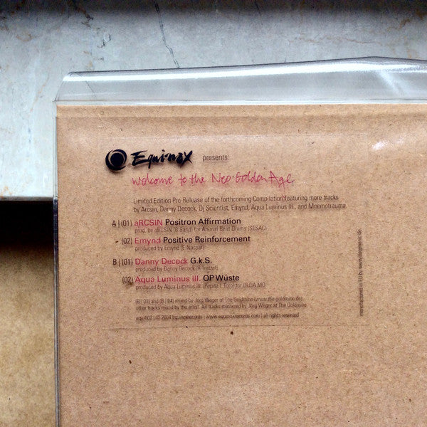 Various : Welcome To The Neo Golden Age  (12", EP, Ltd, Tra)