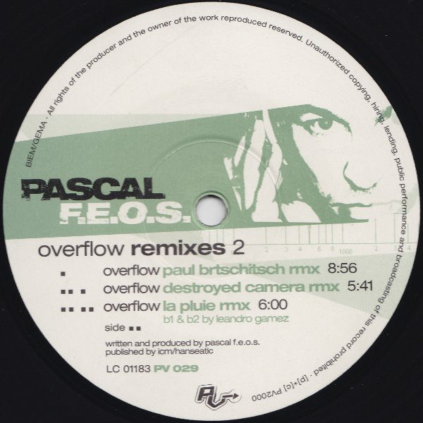 Pascal F.E.O.S. : Overflow Remixes 2 (12")