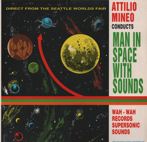 Attilio Mineo : Man In Space With Sounds (LP, Album, Mono, RE)