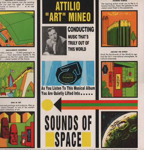 Attilio Mineo : Man In Space With Sounds (LP, Album, Mono, RE)