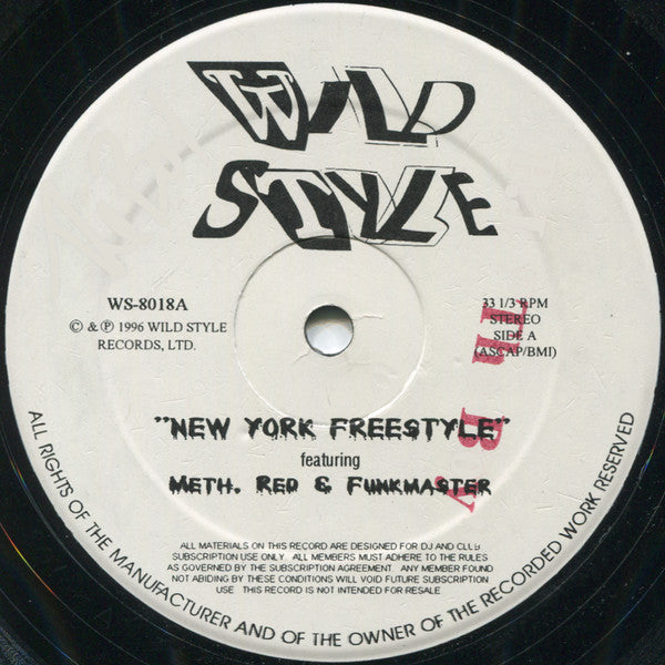 Various : New York Freestyle (12")