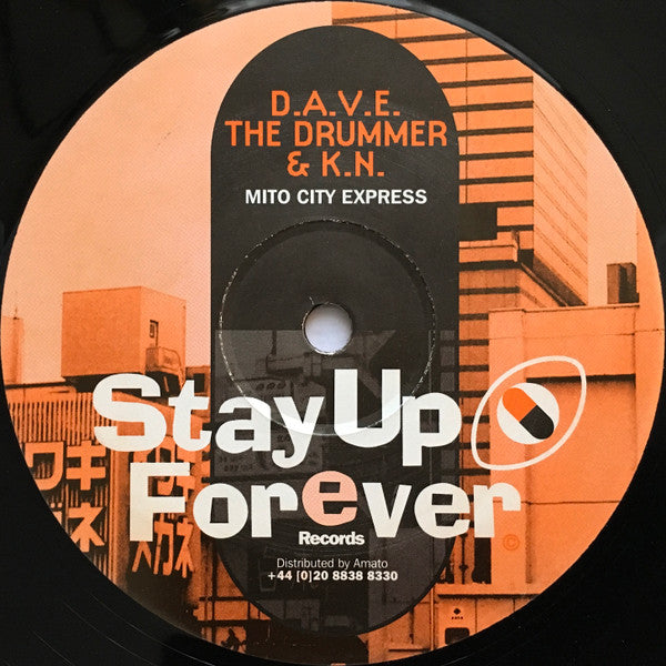 D.A.V.E. The Drummer & KN : Mito City Express / Shin Kan Sen 303 (12")