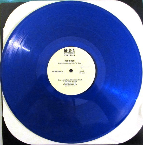 Yasmeen Feat. Ghostface Killah : Blue Jeans (12", Promo, Tra)