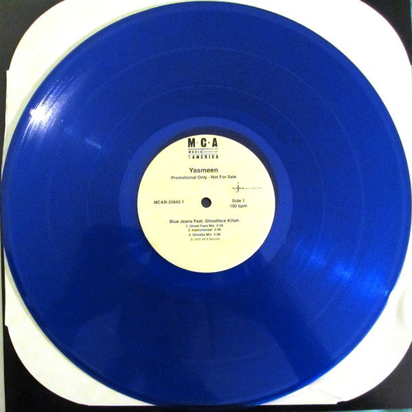 Yasmeen Feat. Ghostface Killah : Blue Jeans (12", Promo, Tra)