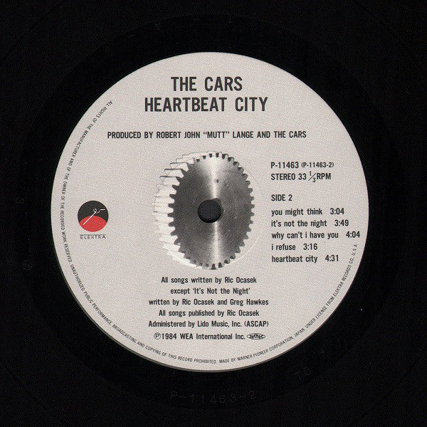The Cars : Heartbeat City (LP, Album, Gat)