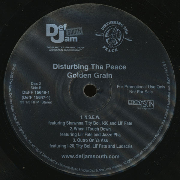 Disturbing Tha Peace : Golden Grain (2xVinyl, Comp, Promo)