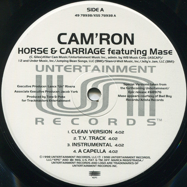 Cam'ron Featuring Mase : Horse & Carriage (12")