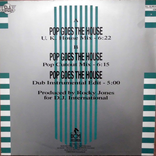Pop Stars : Pop Goes The House (12", P/Mixed)