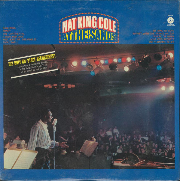 Nat King Cole : At The Sands (LP, Album, RE)