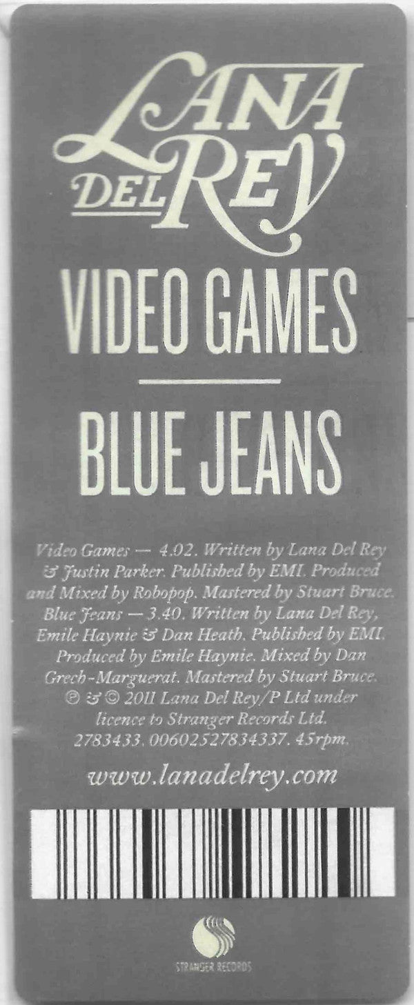 Lana Del Rey : Video Games / Blue Jeans (7", Single, Ltd, Pic)