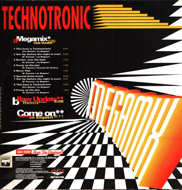 Technotronic : Megamix (12")