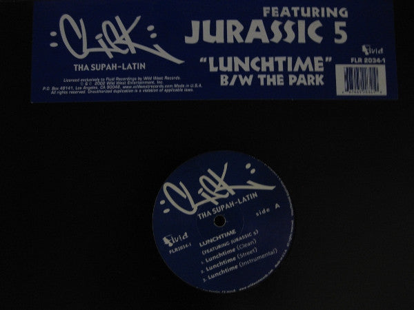 Click Tha Supah Latin : Lunchtime B/W The Park (12", Single)