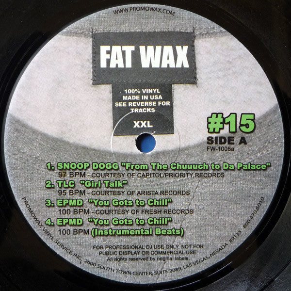 Various : Fat Wax #15 (12", Comp, Promo)