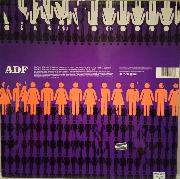 Asian Dub Foundation : Real Great Britain (12", Single)