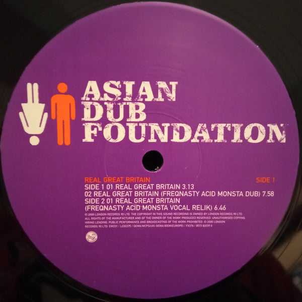 Asian Dub Foundation : Real Great Britain (12", Single)