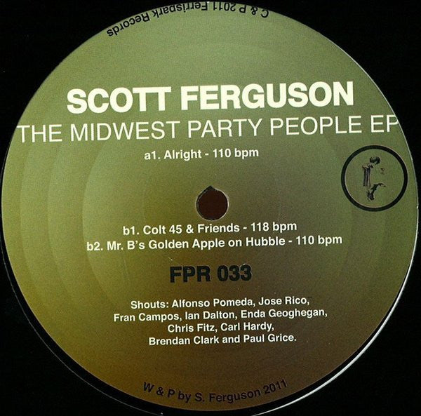 Scott Ferguson : The Midwest Party People EP (12", EP)