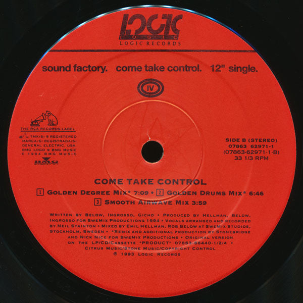 SoundFactory : Come Take Control (12", Single)
