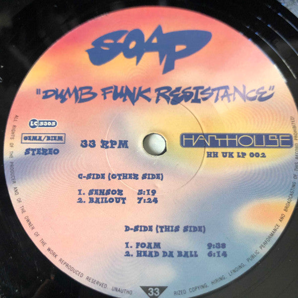 Soap : Dumb Funk Resistance (2xLP, Album)
