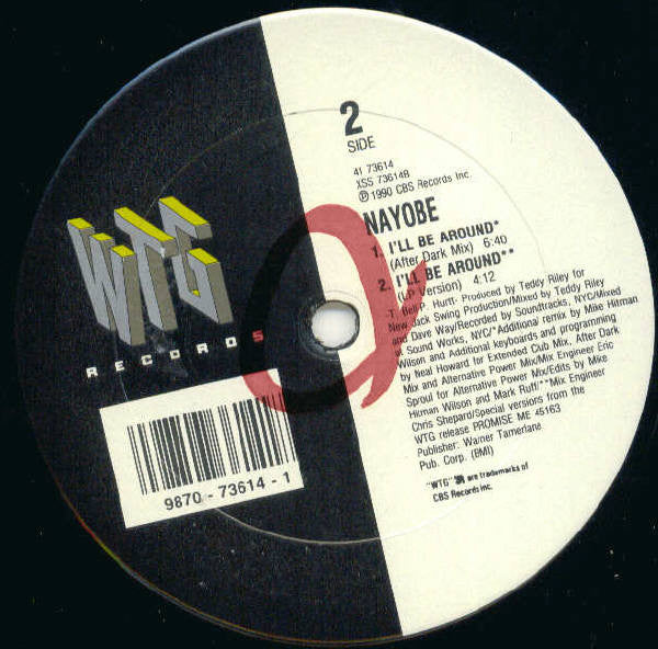 Nayobe : I'll Be Around (12")