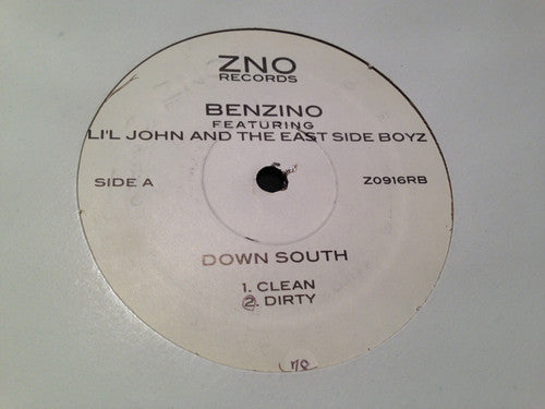 Benzino Featuring Lil' Jon & The East Side Boyz : Down South (12", Promo)