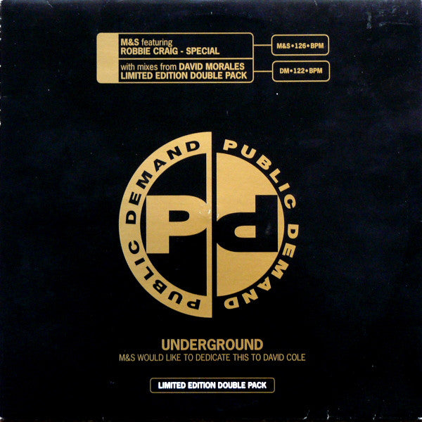 M&S Featuring Robbie Craig : Special (2x12", Ltd, Promo)