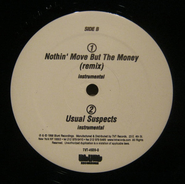 Mic Geronimo : Nothin' Move But The Money (Remix) (12")