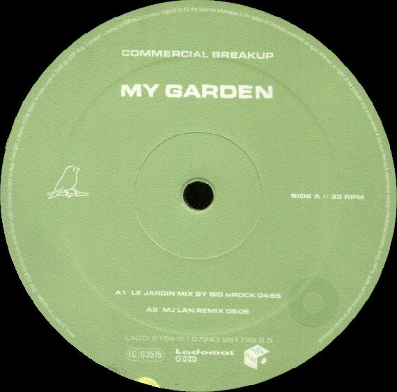 Commercial Breakup : My Garden (12")