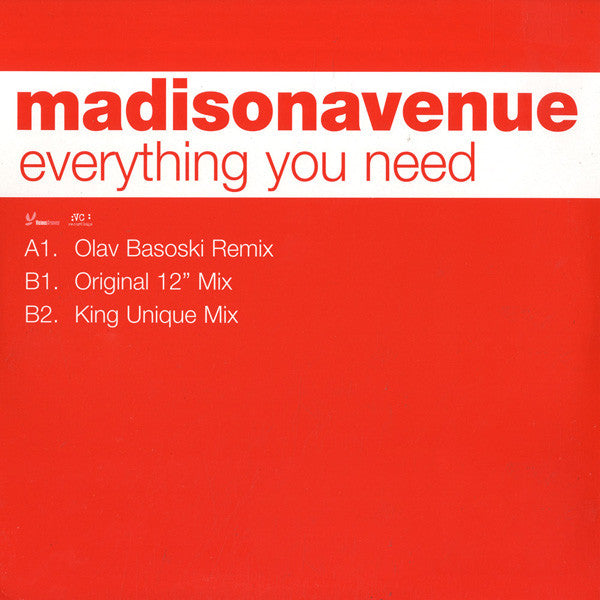 Madison Avenue : Everything You Need (12")
