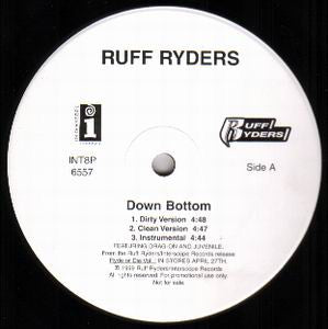 Ruff Ryders : Down Bottom (12", Promo)