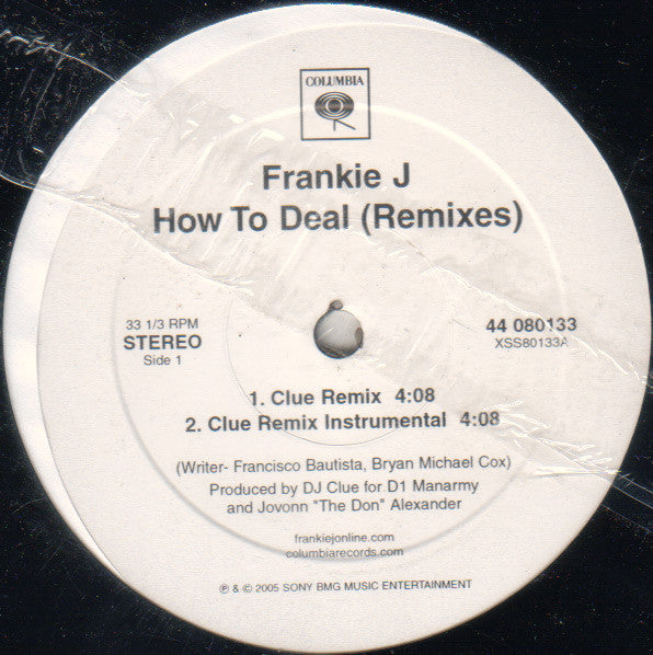 Frankie J. (3) : How To Deal (Remixes) (12")