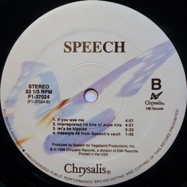 Speech : Speech (2xLP, Album)
