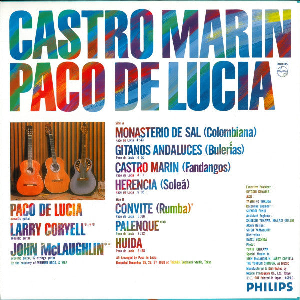 Paco De Lucía : Castro Marin (LP, Album)