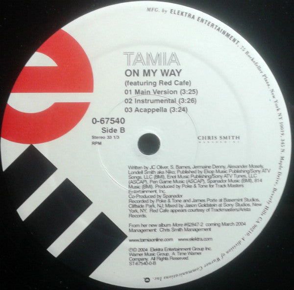 Tamia : More / On My Way (12", Single)