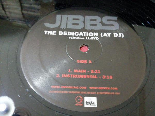Jibbs : The Dedication (Ay DJ) / J Walk (12", Promo)